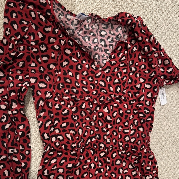 NWT: old navy Waist-Defined Tie-Neck Dress for Women - Picture 3 of 4